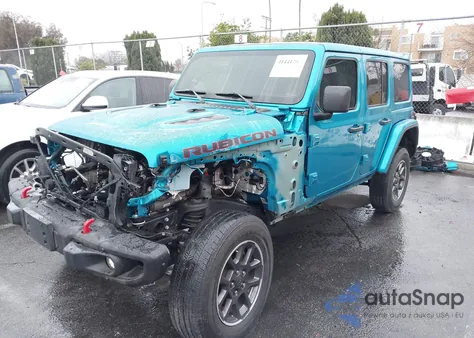 2020 Jeep Wrangler Unlimited Rubicon 4X4 from USA, damaged, VIN 1C4HJXFN2LW106401